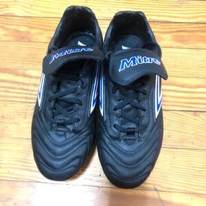 Mitre Men’s Black Athletic Shoes with Blue Details